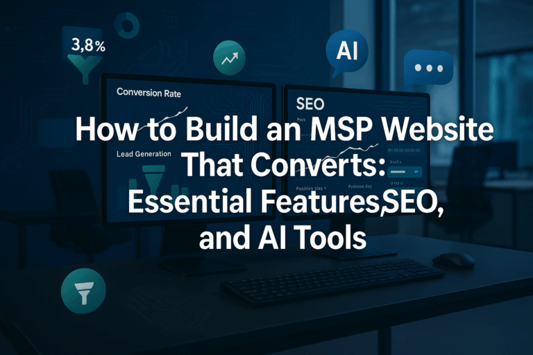 MSP Website Guide 2025: AI Chat, SEO &  Leads